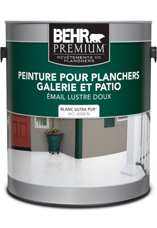 Can of Behr Premium Porch and Patio Floor Paint Low-Lustre