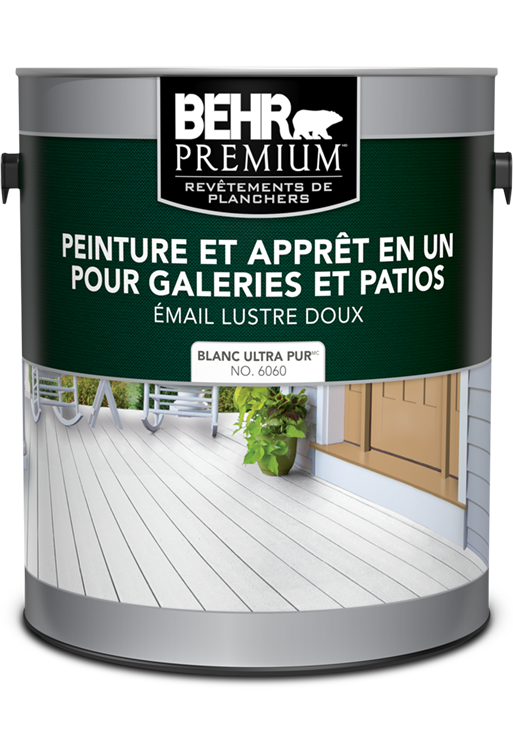 Can of Behr Premium Porch and Patio Paint and Primer in One Low-Lustre